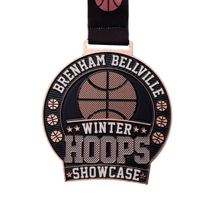 Медали по индивидуальному заказу Футбольная награда, металлическая Золотая лента, спортивные пустые трофеи и медали - Product Image 3