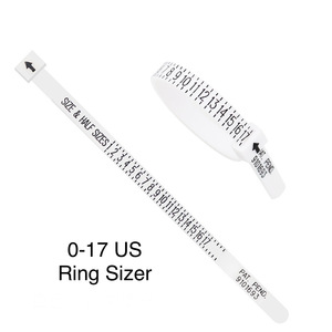 11 Bộ dụng cụ tự làm đồ trang sức vòng sizer công cụ đánh bóng vòng kim loại đo công cụ điều chỉnh nhựa Stick Mandrel vòng đồ trang sức làm - Product Image 3