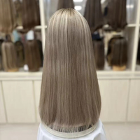 Perruques en Cheveux Humains Vierges à 100% avec Base en Soie, Bonnet Transparent et Respirant, Aspect Naturel – Vente en Gros