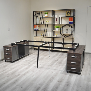 Nuovo prodotto mobili per ufficio più scrivania da ufficio 4 persone workstation tavolo da ufficio di alta qualità - Product Image 5