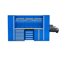 Système d'armoires de garage et d'atelier OEM personnalisable, organisateur à panneaux perforés, panneau mural, tiroirs roulants, armoire de rangement d'outils industriels
