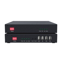 VGA KVM ekstender kabel Cat5e/6/7, 150m dengan USB 2.0 Audio RS232