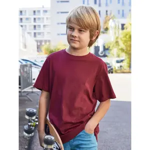Camiseta Básica Orgánica para Niños, Mercancía Sostenible - Product Image 1
