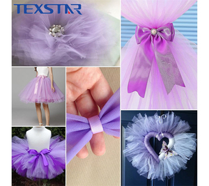 Rollos de tela de encaje de tul francés 6 pulgadas 100 yardas para vestido de tul para niñas - Product Image 6