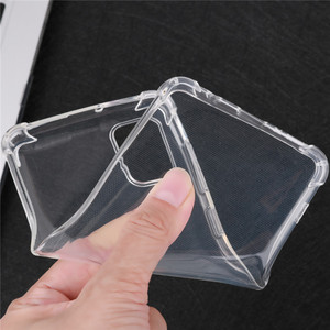 Custodia Morbida in Silicone TPU <span class=keywords><strong>Trasparente</strong></span> di Lusso con Cristalli per <span class=keywords><strong>Samsung</strong></span> Galaxy A21 SC-42A, Antiurto a Quattro Angoli - Product Image 6