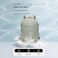 Mochila Ultraligera Impermeable de Oxford con Compartimento Independiente para Zapatos, 3 en 1, Transpirable con Diseño de Panal y Múltiples Bolsillos para Portátil