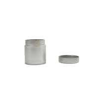 Vente en gros de conteneurs en métal personnalisés 60 * H68mm, boîtes étanches scellées, argentées, mates, noires, blanches, pour thé en poudre, café