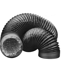 Conduit d'air flexible en aluminium PVC combiné à double couche d'échappement de ventilation