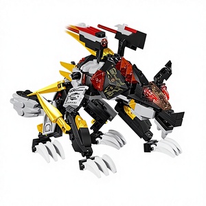Kai Zhi Ji Xie <span class=keywords><strong>Beast</strong></span> Charge Lone Wolf, Bloques <span class=keywords><strong>de</strong></span> Construcción Educativos con Función <span class=keywords><strong>de</strong></span> Lanzamiento, Juguete <span class=keywords><strong>de</strong></span> Plástico Unisex para Niños - Product Image 1