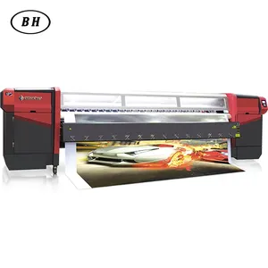Impresora de gran formato industrial de alta precisión, 3200mm, CJ7000, impresora solvente de 10 pies para papel tapiz, máquina de impresión de carteles de vinilo