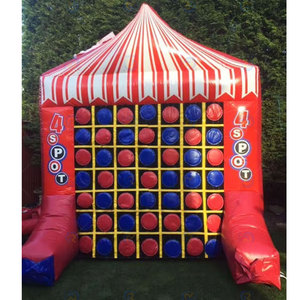 Juegos Inflables Comerciales Gigantes <span class=keywords><strong>2</strong></span> <span class=keywords><strong>en</strong></span> 1, Tic Tac Toe Inflable y Juego de 4 Puntos, Juegos Inflables de Doble Cara <span class=keywords><strong>para</strong></span> Eventos - Product Image 4