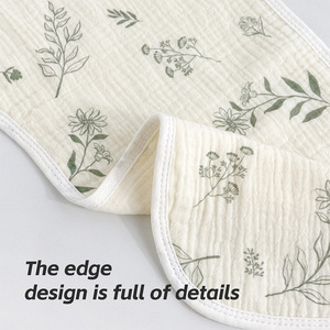 Kain Serbet Muslin 6 Lapis untuk Bayi Baru Lahir, Handuk Bersendawa Lembut dan Menyerap, Bentuk Kacang Figur-8, Kain Lap Muntah untuk Menyusui Bayi - Product Image 4