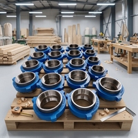 Tuyau rond femelle à basse pression, peint, usiné CNC, diamètre 2 pouces, classe 1000, garantie 3 ans, application industrielle pétrolière et gazière