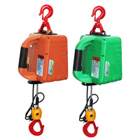 Nouvelle mini-treuil électrique portable à télécommande, 110V 220V, 100kg-500kg, pour le levage de matériaux sur chantier