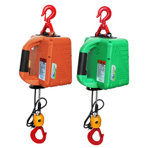 Neuer Tragbarer Anhänger-Fernbedienungs-Elektro-Mini-Seilzug 110V 220V 100kg-500kg für Baustellen-Materialhebung - Product Image 4