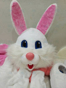Costume de mascotte de lapin de Pâques blanc / Costumes de mascotte de lapin - Product Image 5