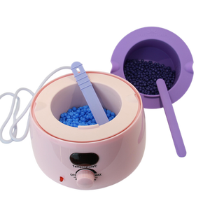 400ML Reusable Wax <b>Warmer</b> Silicone Liner Easy to Clean Silicone Wax <b>Warmer</b> Bowls With Wax Applicator Home Waxing Kit Wholesale - Product Image 1