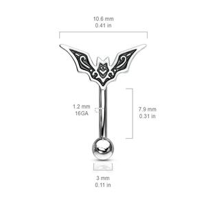 Vente en gros de bijoux de corps en acier chirurgical 316L pour piercing de sourcil, de rook et de cartilage - Product Image 4