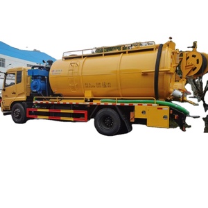Camión Cisterna de Vacío para Aguas Residuales Dongfeng Tianjin con Motor Diésel, Emisión Euro 6, Transmisión Manual, Volumen de Tanque de 15cbm - Product Image 1