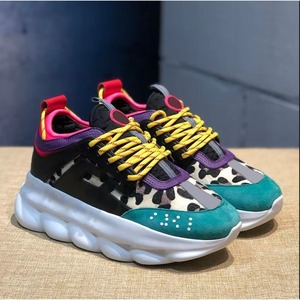 Zapatillas deportivas de malla transpirables con cordones, estilo casual, con plataforma elevada, ligeras y robustas, para verano y otoño. - Product Image 1