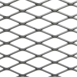 Paravents de décoration intérieure en maille carrée découpable en acier inoxydable, plaque de maille d'acier expansé pour salle de machine insonorisée - Product Image 1