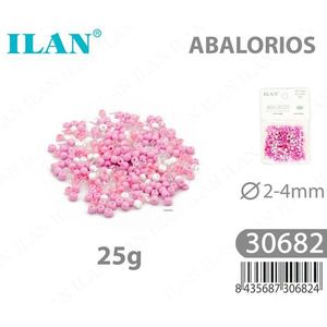 Perline di Tipo Riso Ilan Abalorios 2-4mm Rosa Chiaro 25g - Product Image 1