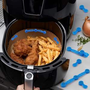 Clip Magnetiche in Silicone Resistenti al Calore per Carta da Forno per <span class=keywords><strong>Friggitrice</strong></span> <span class=keywords><strong>ad</strong></span> <span class=keywords><strong>Aria</strong></span>, Previene Bruciature, <span class=keywords><strong>Accessori</strong></span> per <span class=keywords><strong>Friggitrice</strong></span> <span class=keywords><strong>ad</strong></span> <span class=keywords><strong>Aria</strong></span> - Product Image 3