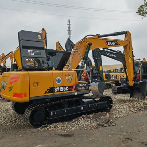 Pelle sur chenilles SANY SY155C 15-20Ton utilisée en bon état peu de temps d'utilisation Caractéristiques Core Motor Engine Components Prix bon marché - Product Image 3