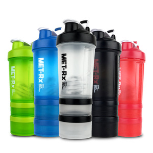 Botella mezcladora de proteínas Met-Rx de 500 ml, vaso deportivo reutilizable para hombres y mujeres - Product Image 5
