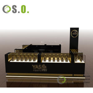 Vitrina ligera cosmética kiosco de centro comercial de perfume vitrina de perfume para la venta - Product Image 2