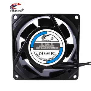 AC Cooling Fan 80mm 80x80x38mm 110v 240v 3100RPM PWM AC Brushless Axial Fan