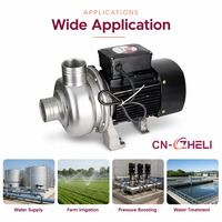 Pompe à eau centrifuge ZHELI AC à vendre, 0,5 CV, 220 V, machine robuste en fonte pour système d'irrigation agricole