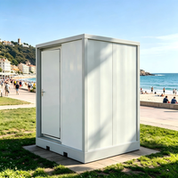 Cabinas de Baño Móviles con Ducha, Diseño de Contenedor, Baño Portátil