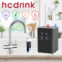 Iwater 4 en 1 maison cuisine chauffage rapide robinet d'eau chaude instantanée purificateur filtre robinet avec système de filtration