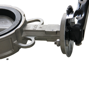 Radiant วาล์วผีเสื้อแบบเวเฟอร์สแตนเลสแบบก้านจับล็อคได้ - Product Image 5