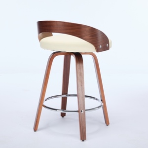 Wood <b>Bar</b> <b>Stool</b> Classy Plywood 360 Degrees Rotatable <b>Bar</b> Chair Barstool <b>Bar</b> Chair Set of 2 Living Room Furniture - Product Image 6