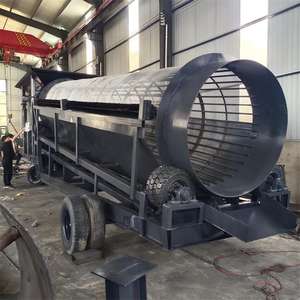 モバイルコンポストトロンメル表土スクリーナーシフティング表土スクリーニングプラントドラムスクリーン工場販売 - Product Image 2