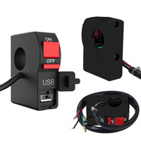 Accesorios Accessoires Moto Interrupteur On Off Avec Chargeur Usb Chargeur Téléphone Pour Moto