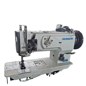 Machine à coudre industrielle à double aiguille à point noué, à alimentation composée, à lit plat, multifonctionnelle ROSEW GC1560 - Product Image 1