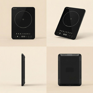 Cocina de <span class=keywords><strong>Inducción</strong></span> Eléctrica <span class=keywords><strong>Portátil</strong></span> de 3500W con Pantalla Táctil, Cocción Rápida, Ahorro de Energía, Uso <span class=keywords><strong>Profesional</strong></span> y de Alta Resistencia - Product Image 5