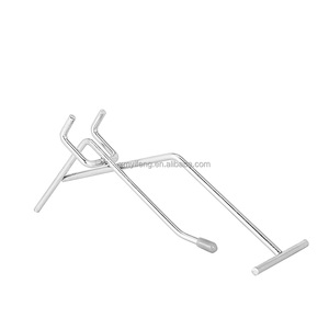 Thiết kế chuyên nghiệp mới mạ crôm <span class=keywords><strong>4</strong></span> 6 8 10 inch <span class=keywords><strong>slatwall</strong></span> kim loại G móc siêu thị hiển thị thép G Móc - Product Image 6