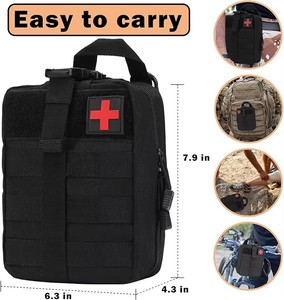 Bolsa táctica IFAK, primeros auxilios vacíos para <span class=keywords><strong>Kit</strong></span> de supervivencia, equipo médico Personal, bolsa Molle EMT, seguridad y supervivencia - Product Image 2