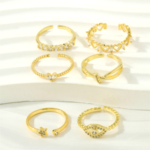 แหวนเพทายรูปดาวรูปดาวสำหรั<span class=keywords><strong>บ</strong></span>ผู้หญิงแหวนซ้อนปรั<span class=keywords><strong>บ</strong></span>ได้อเนกประสงค์เครื่องประดั<span class=keywords><strong>บ</strong></span> - Product Image 3