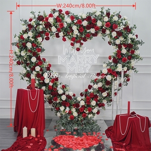 Artificial Silk Rose Arch Handmade Realistic Floral arch Decoration for Wedding Events & Festivals Gift - Product Image 2