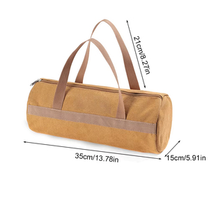 Durable Handheld Tent <strong>Peg</strong> Ground Nail Holder Canvas Organizer <strong>Bag</strong> Outdoors Camping Tools Storage <strong>Bag</strong> with Custom Logo - Product Image 5