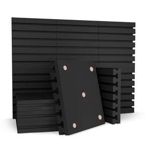 Các tấm tường bọt âm thanh mật độ cao đục lỗ mới được sử dụng để giảm tiếng ồn trong rạp hát gia đình - Product Image 1