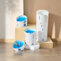 Cendrier jetable en mousse écologique, absorption rapide des cendres de cigarette, portable, personnalisable avec logo, vente en gros
