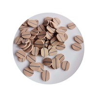 Hete Verkopende Polymeerklei Miniatuur Koffieboon Strooien Zachte Plak Voor Ambachten Maken Telefoon Deco Diy