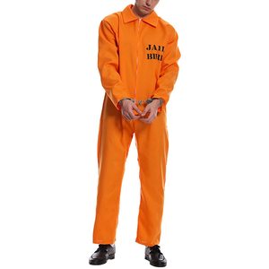 Costume Cosplay di Halloween uomo detenuto Costume adulto <span class=keywords><strong>arancione</strong></span> - Product Image 6