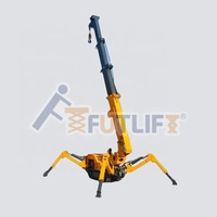 Nouvelle grue araignée hydraulique chinoise de 3 tonnes pour travaux extérieurs, avec câble en acier, pour usage domestique, restaurants, hôtels et commerce de détail